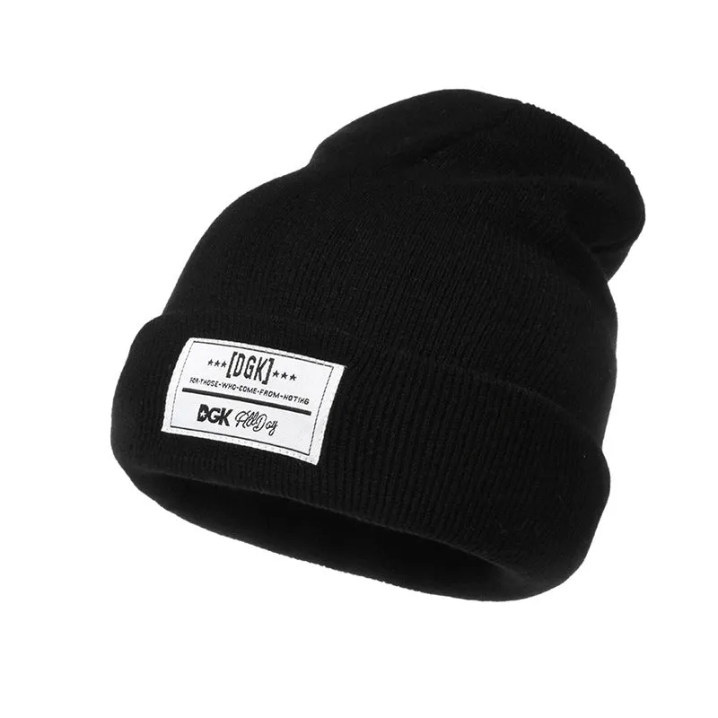 Hats Keep Warm Autumn and Winter Knitted Hat Female Letter Hip-hop Woolen Hat Brand Beanies Hats for Women and Man