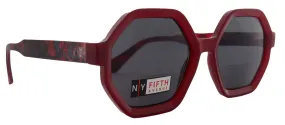 Heptagon, High-End Line Bifocal (Clear On Top) Reading Sunglasses Unixes OR Non-Bifocal Readers Sunglasses (Red) NY Fifth Avenue