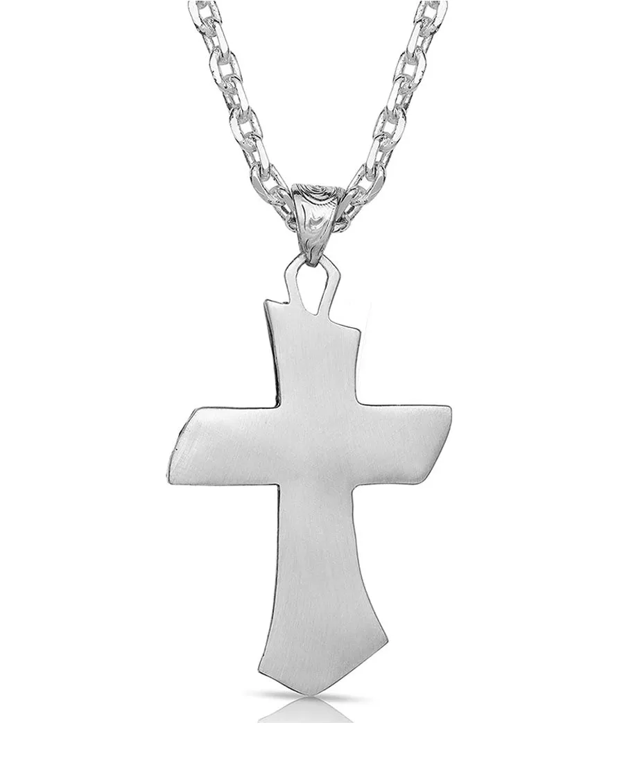 Inner Light Turquoise Cross Necklace