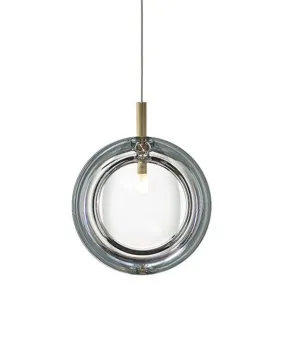 Lens pendant light