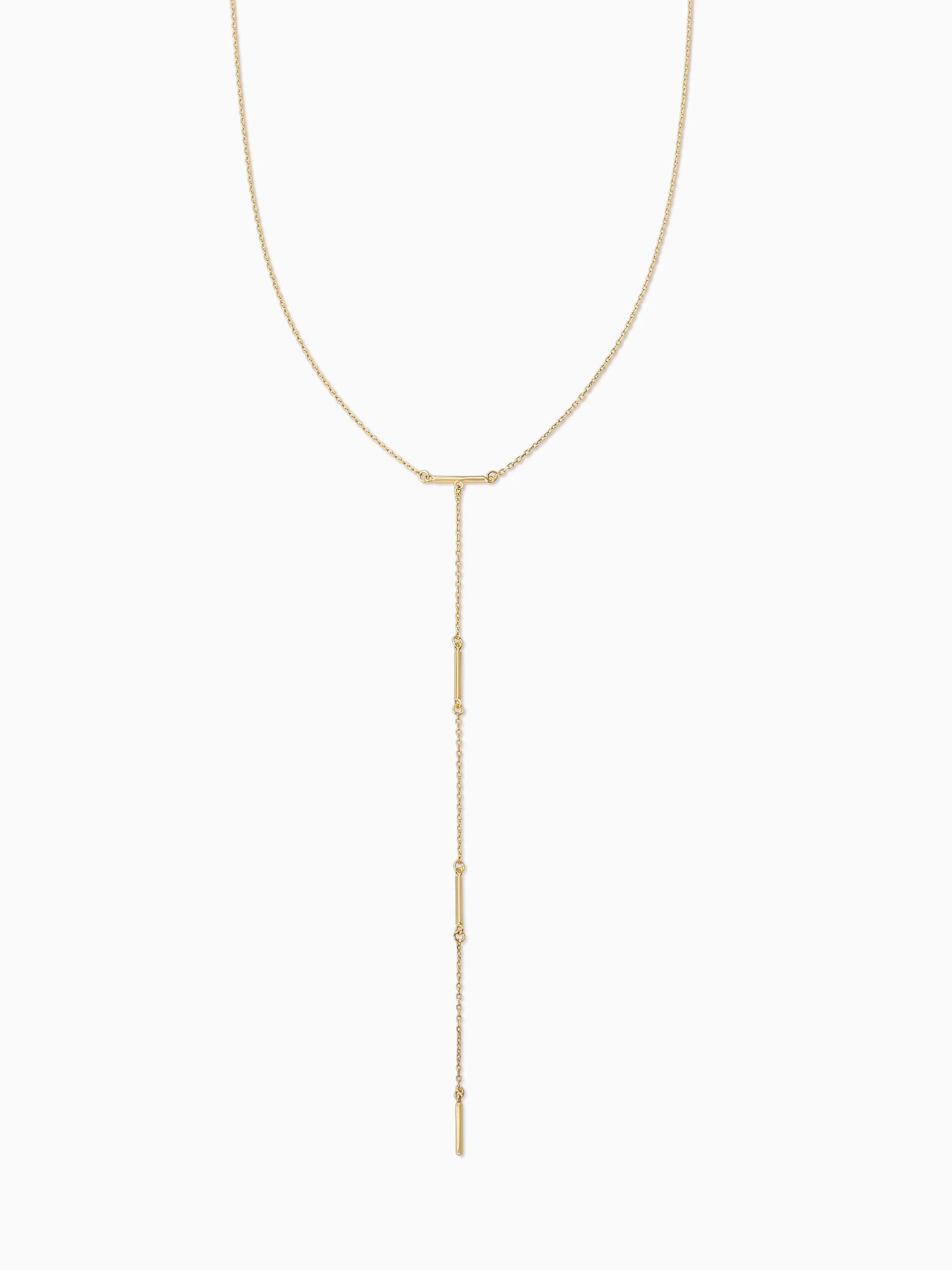 Levels Lariat Vermeil Necklace