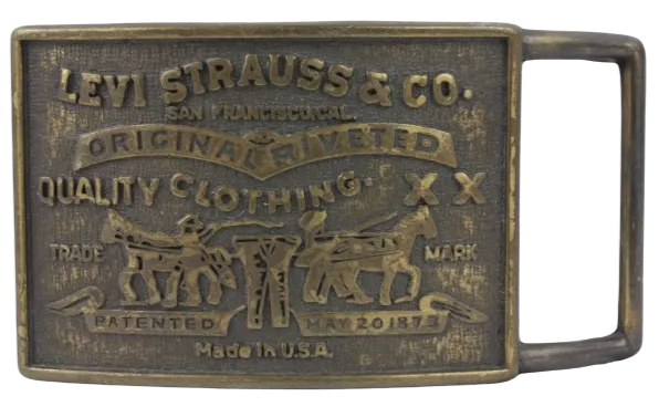 Levi Strauss & Co Original Riveted Belt Buckle