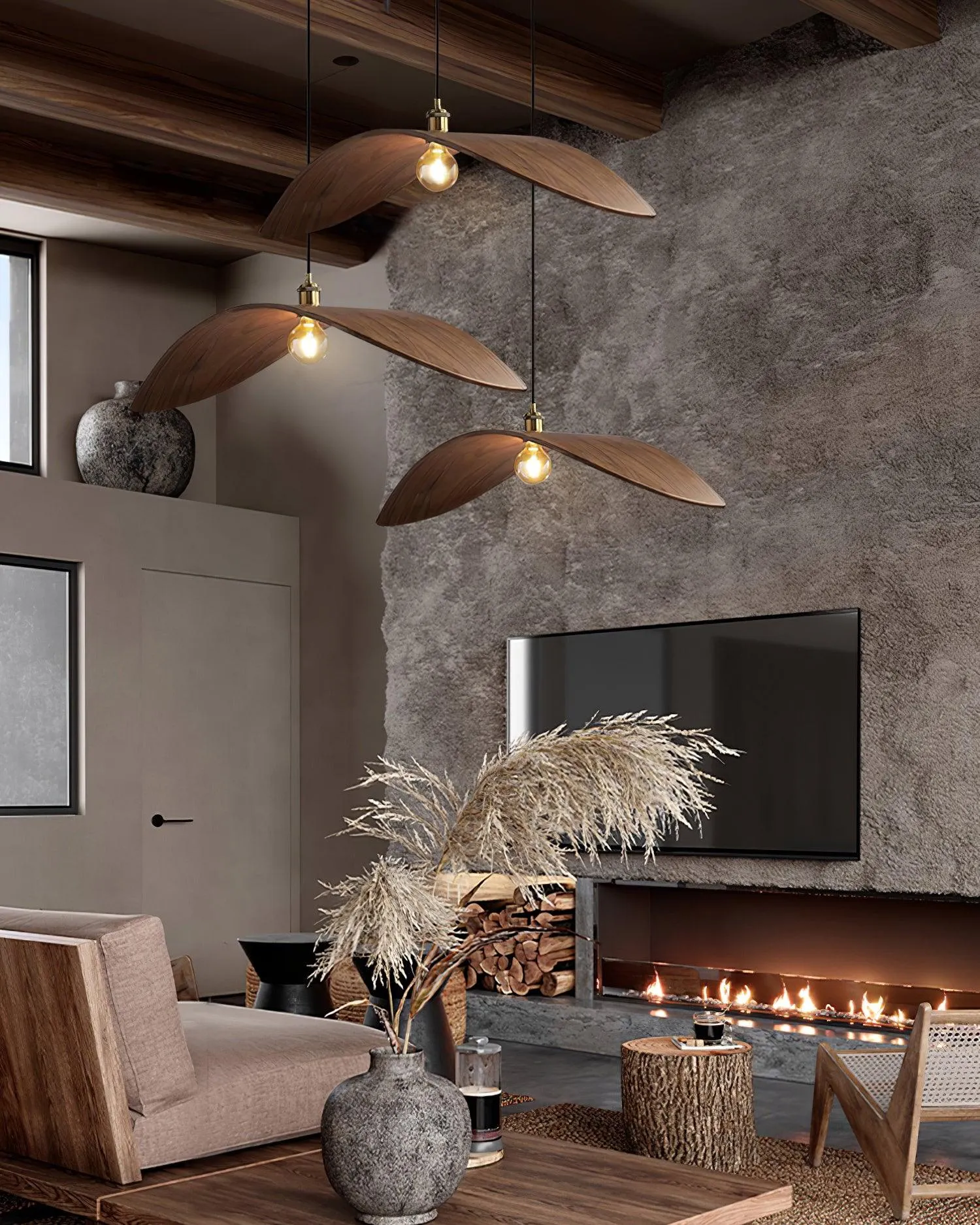 Libelle Wood Pendant Lamp