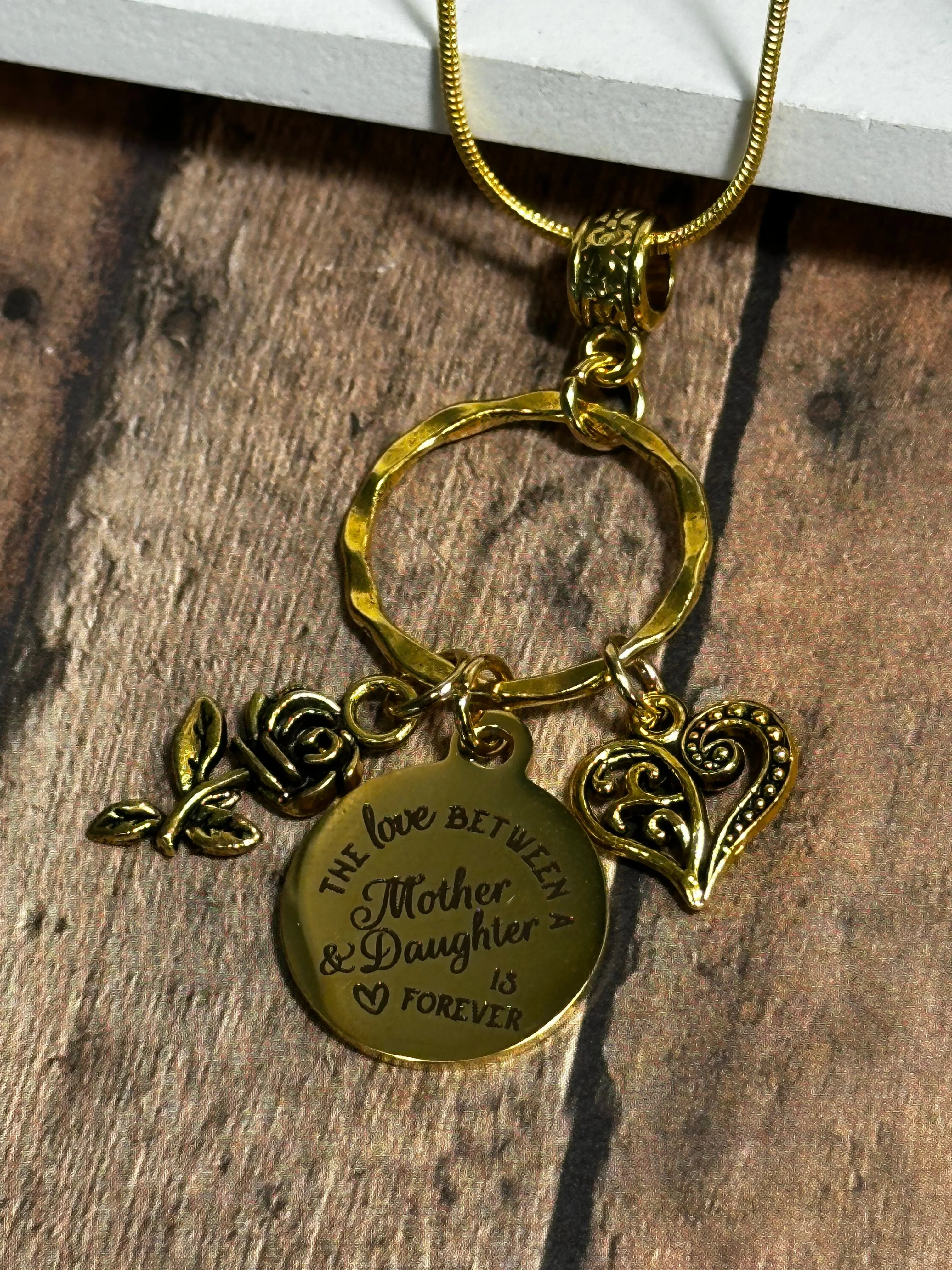 LOVE BTW MOTHER & DAUGHTER Necklace (22")