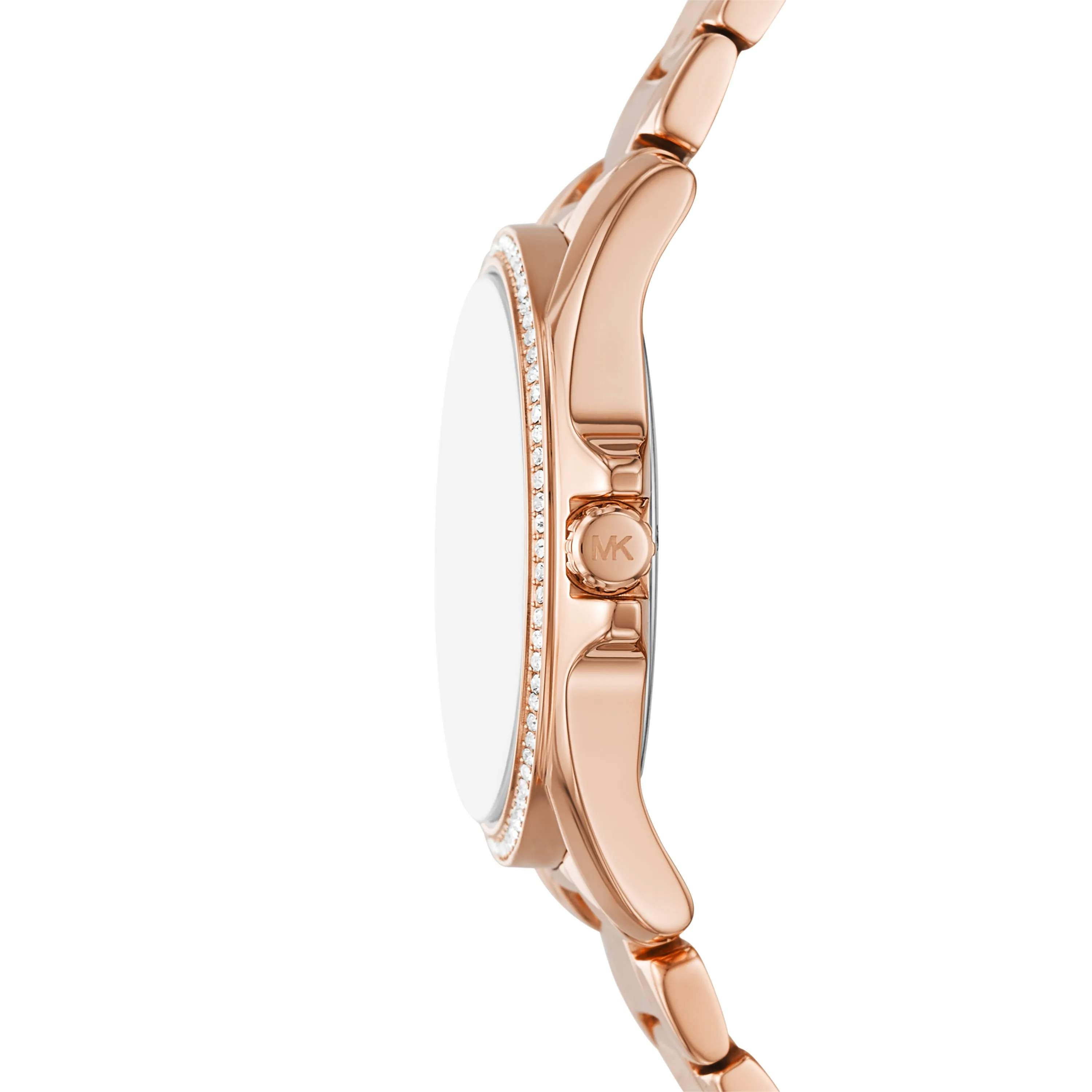 Michael Kors Kacie Three-Hand Rose Gold-Tone Stainless Steel Watch MK4853