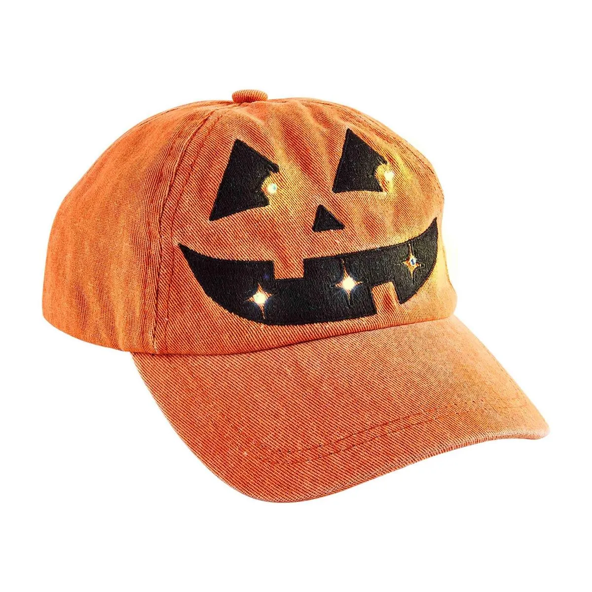 Mud Pie Jack-O-Lantern Light up Baseball Hat