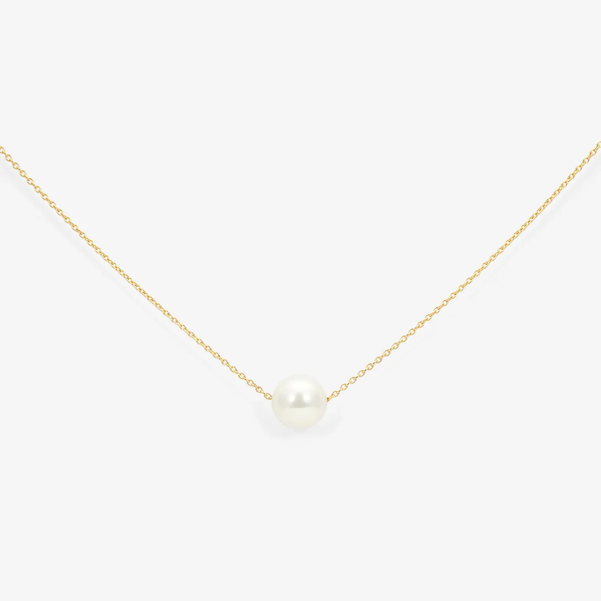 N5501P | Solitary Pearl Necklace