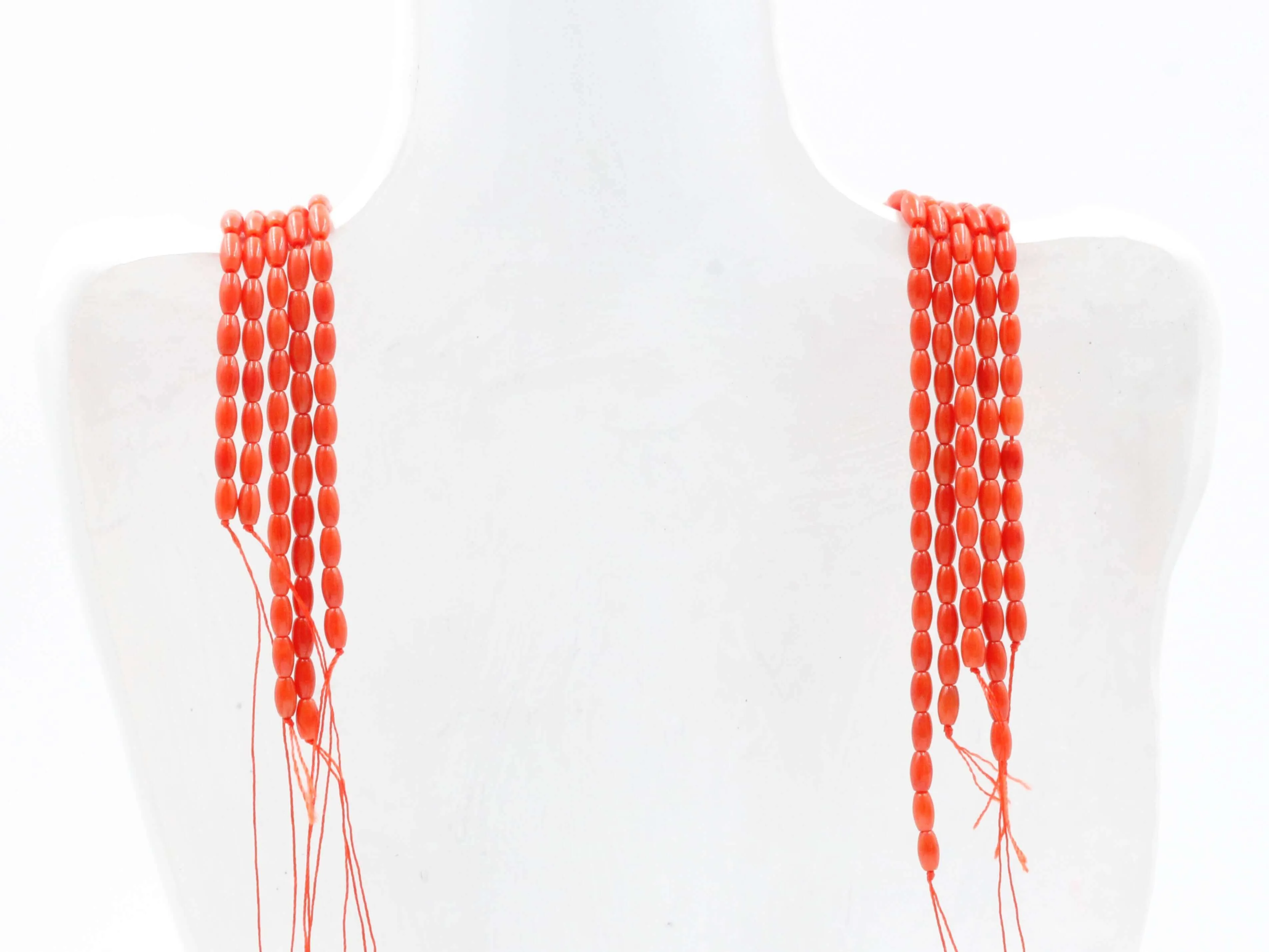 Natural Coral Beads Genuine Coral Bead Strands Beaded Gemstone Coral Beads Unfinished Coral Strands Barrel Shaped Coral Beads SKU 6142904