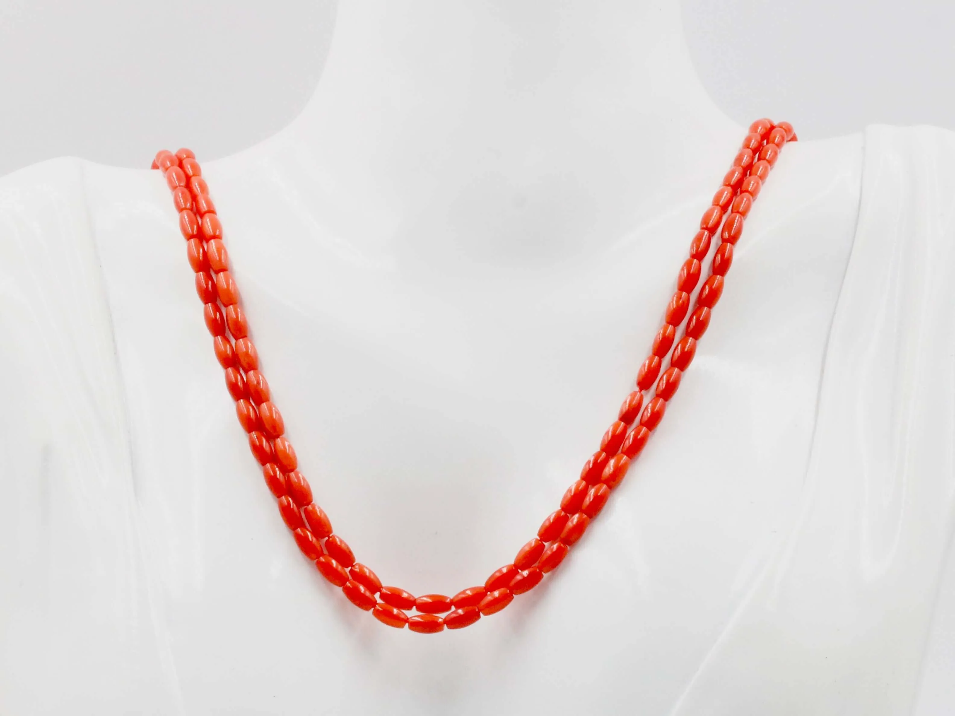 Natural Coral Beads Genuine Coral Bead Strands Beaded Gemstone Coral Beads Unfinished Coral Strands Barrel Shaped Coral Beads SKU 6142904