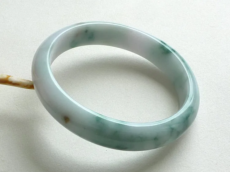 Natural Jade Bangle Jadeite Bangle Internal Diameter 54X48.5mm BER482