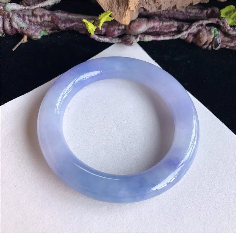 Natural Jade Bangle Jadeite Bangle Internal Diameter 58.6mm 2P91123