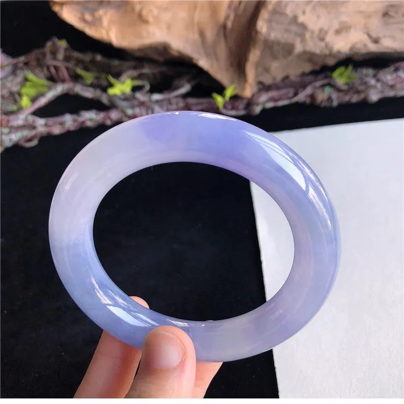 Natural Jade Bangle Jadeite Bangle Internal Diameter 58.6mm 2P91123