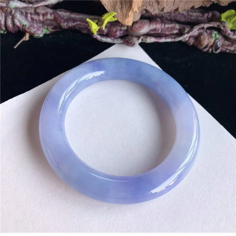 Natural Jade Bangle Jadeite Bangle Internal Diameter 58.6mm 2P91123