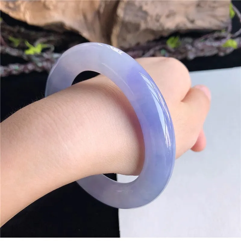 Natural Jade Bangle Jadeite Bangle Internal Diameter 58.6mm 2P91123