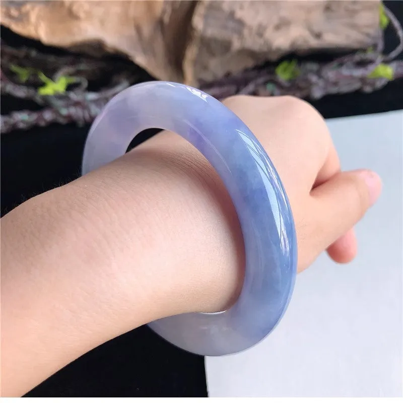 Natural Jade Bangle Jadeite Bangle Internal Diameter 58.6mm 2P91123