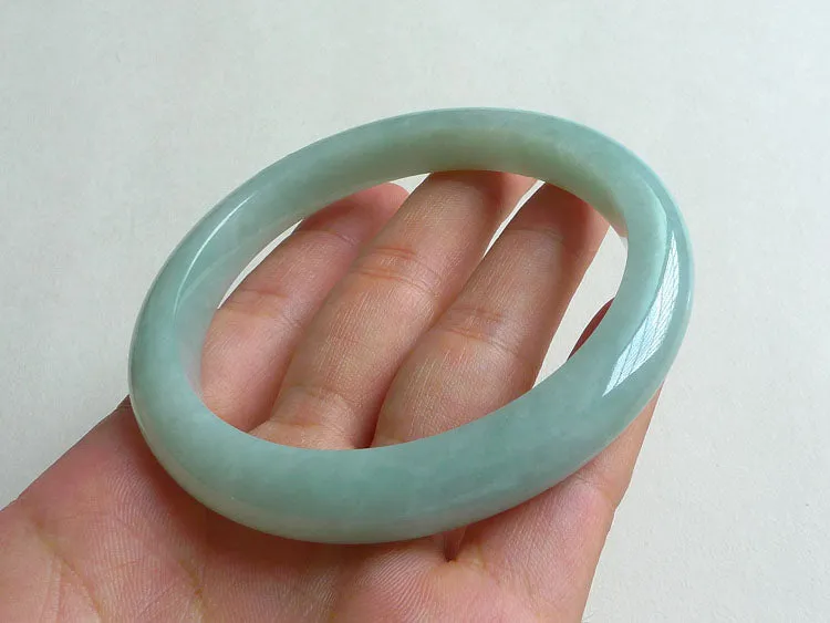 Natural Jade Bangle Jadeite Bangle Internal Diameter 59.4mm BER061