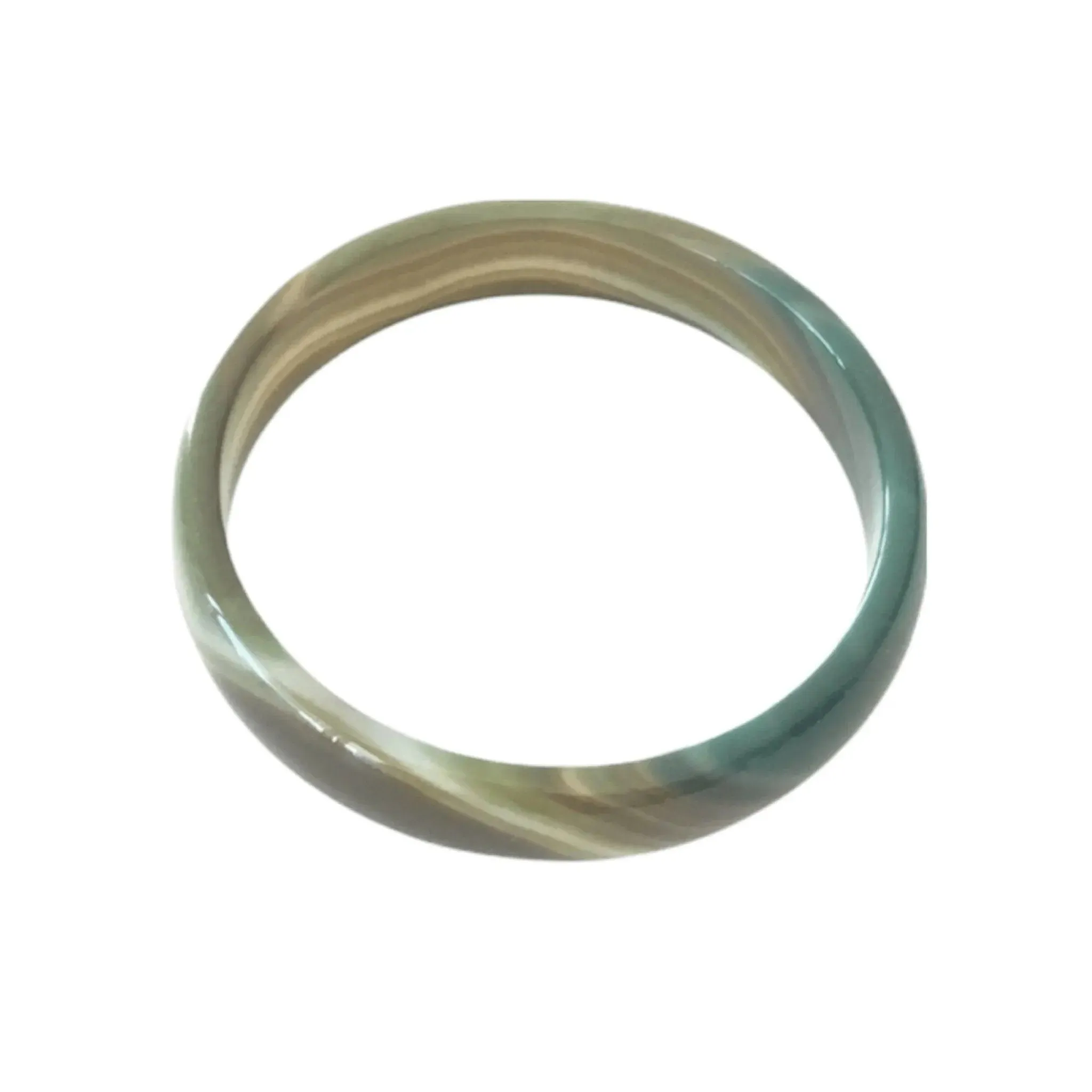 Natural Nephrite Jade Vintage Bangle