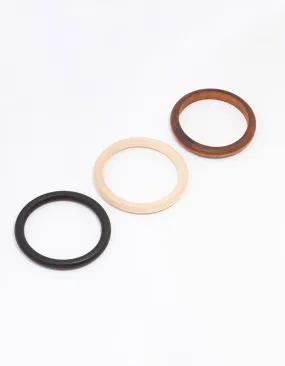 Neutral Wide Stretch Bangle 3-Pack