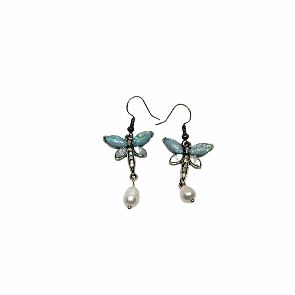 Opal Dragonfly Dangles