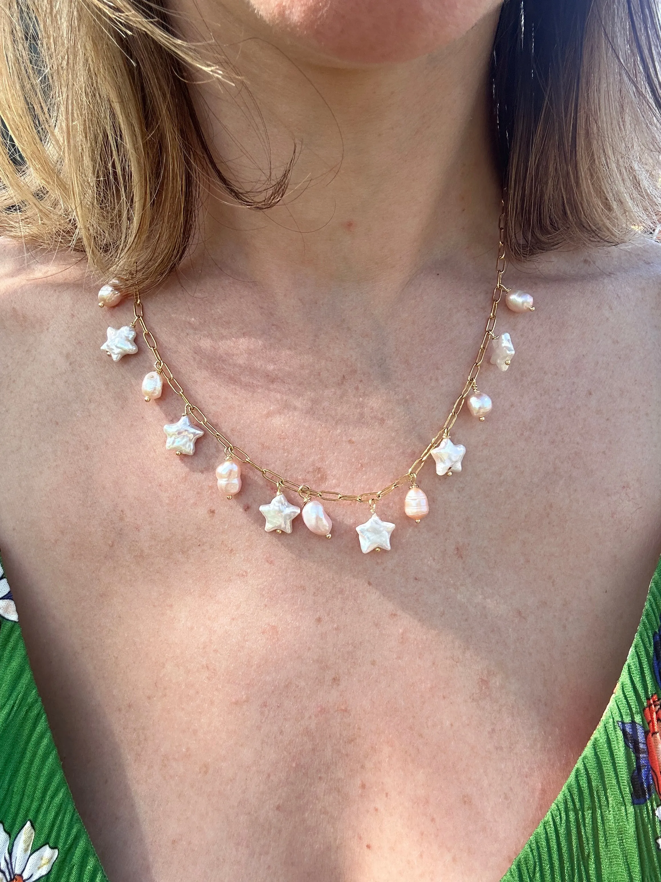 Pearl unique necklace