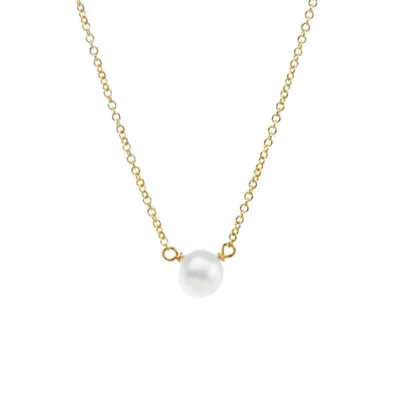 Pearls of Happiness Large White Pearl Necklace