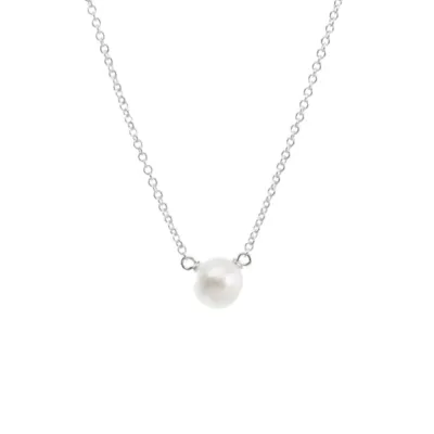 Pearls of Happiness Large White Pearl Necklace