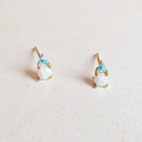 Quinn Opal Tiny Stud Earrings