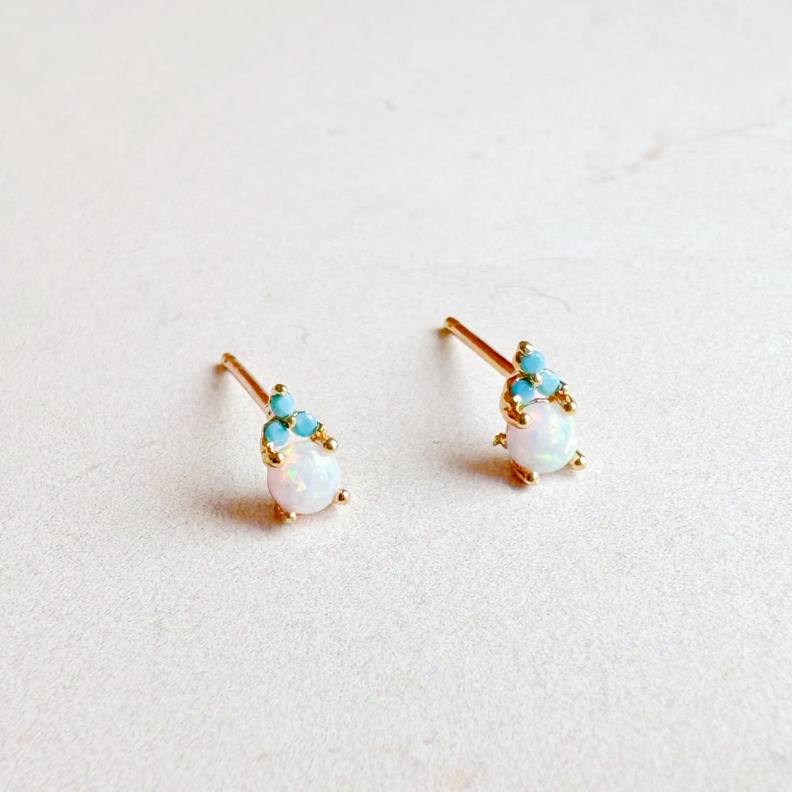 Quinn Opal Tiny Stud Earrings