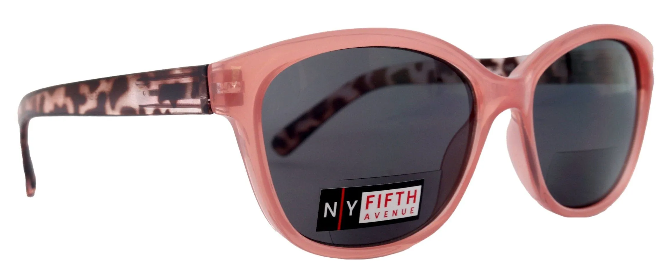 Savannah, High-End Line Bifocal (Clear On Top) Reading Sunglasses for Women OR Non-Bifocal Readers Sunglasses (Pink Tortoiseshell ) NY Fifth Avenue