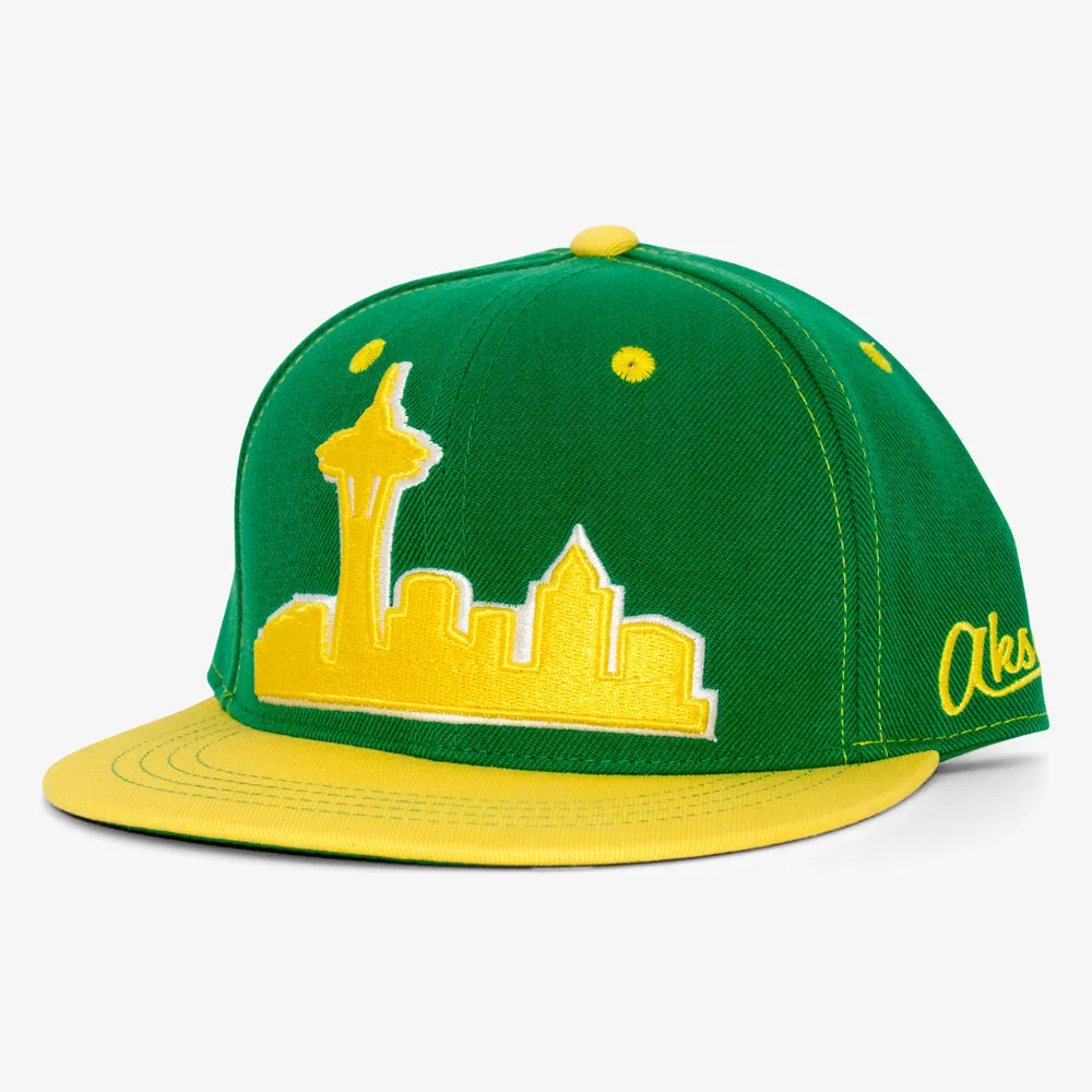 Seattle Skyline Snapback Hat