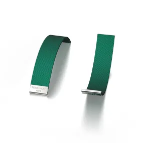 Silk Slides Emerald Green - Sterling Silver Bangles