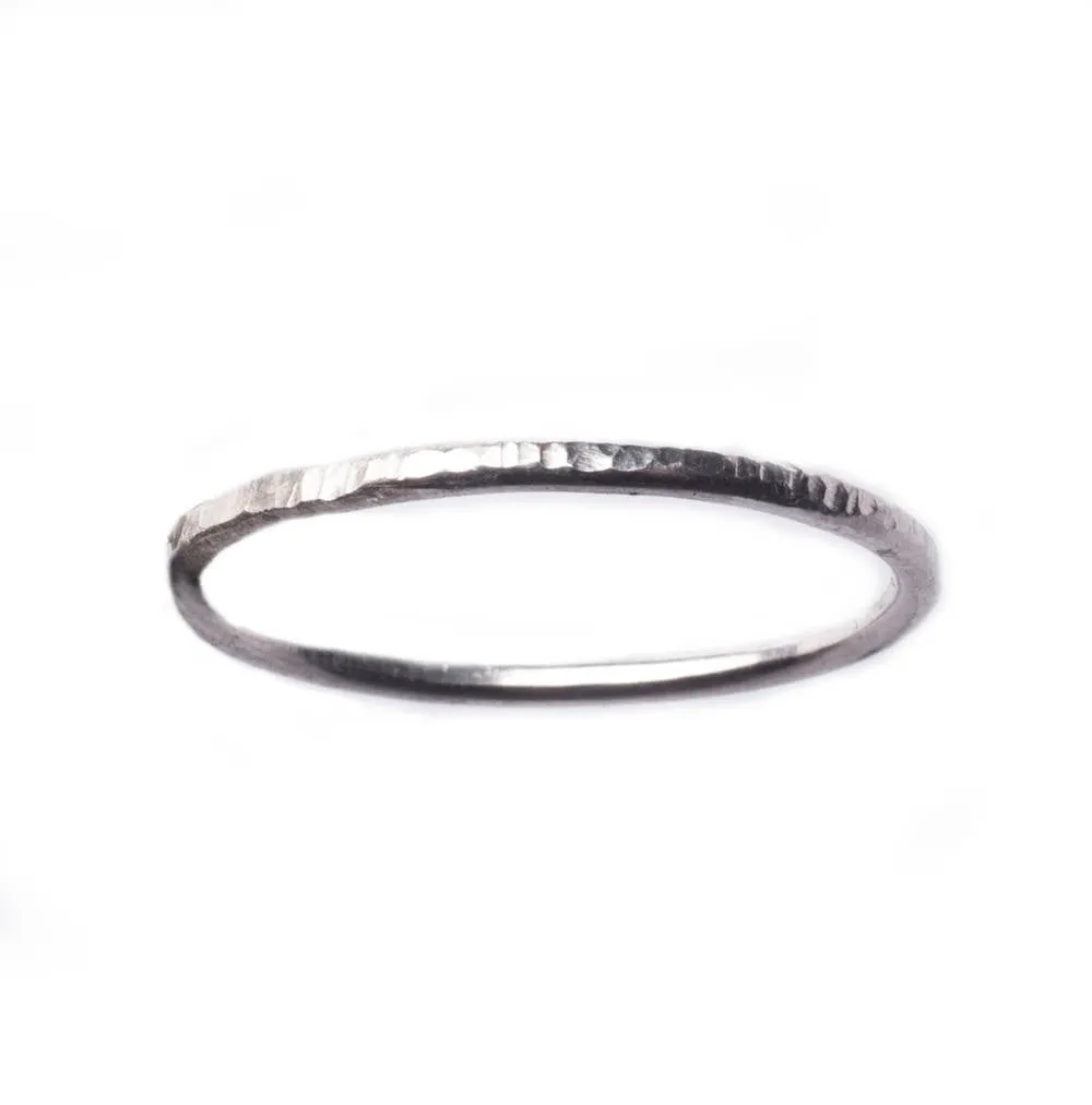 Silver Stackable Ring Set of 3