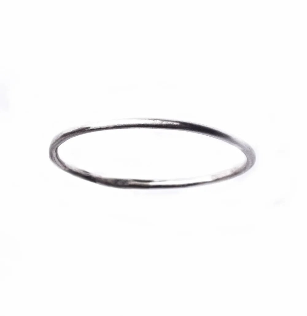 Silver Stackable Ring Set of 3