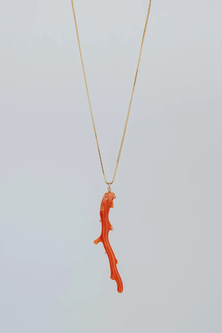 Single Coral Necklace