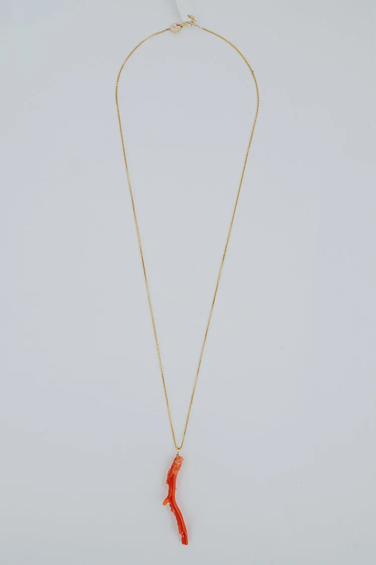 Single Coral Necklace