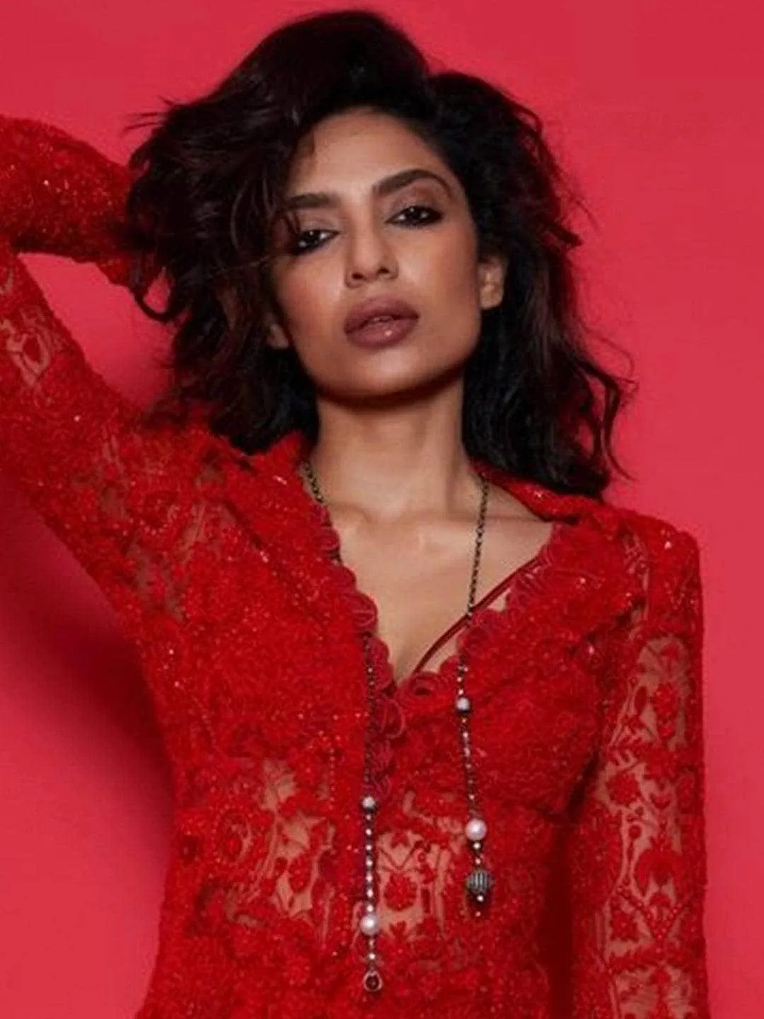 Sobhita Dhulipala In Victorian Tassel Necklace