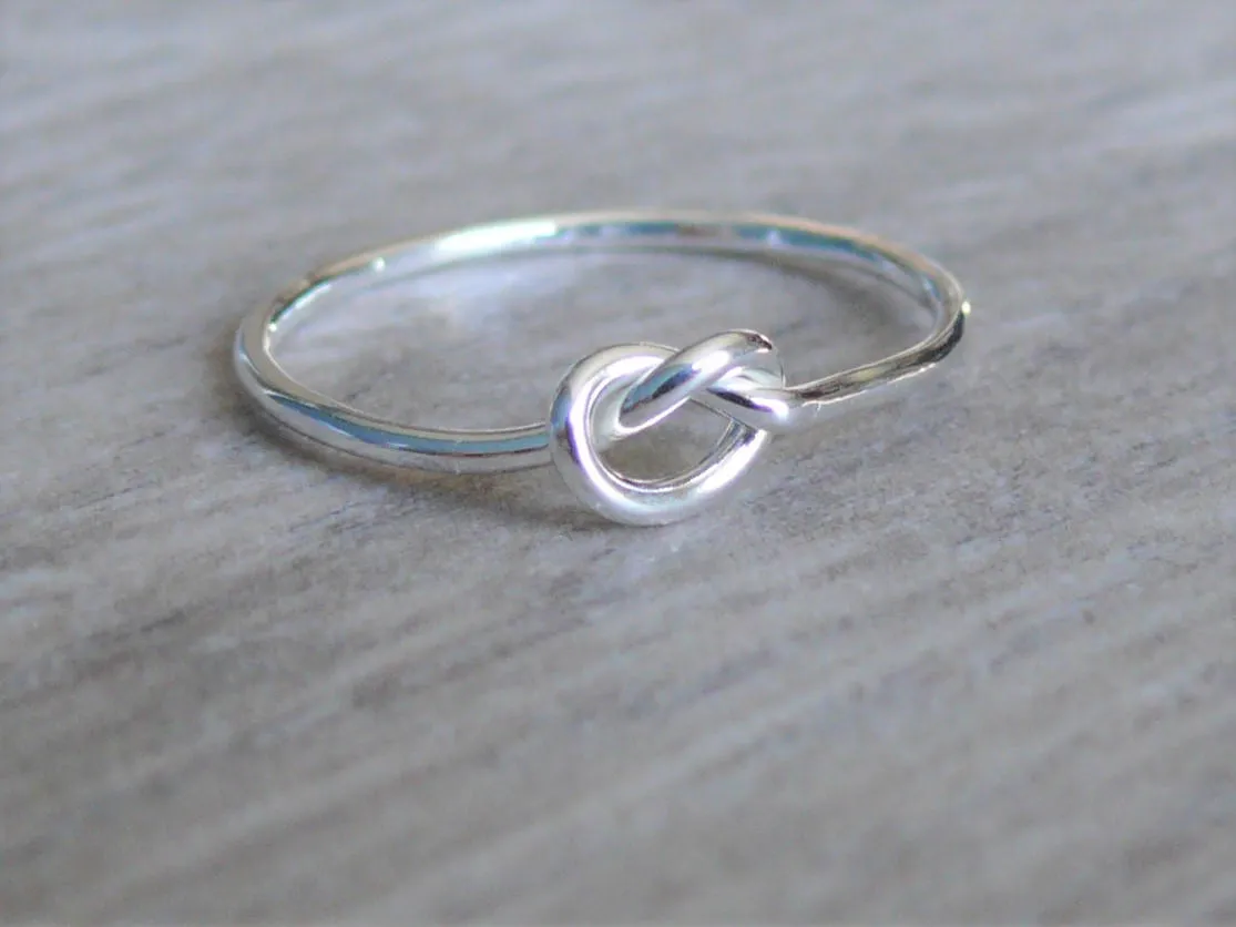 Sterling Silver Knot Ring