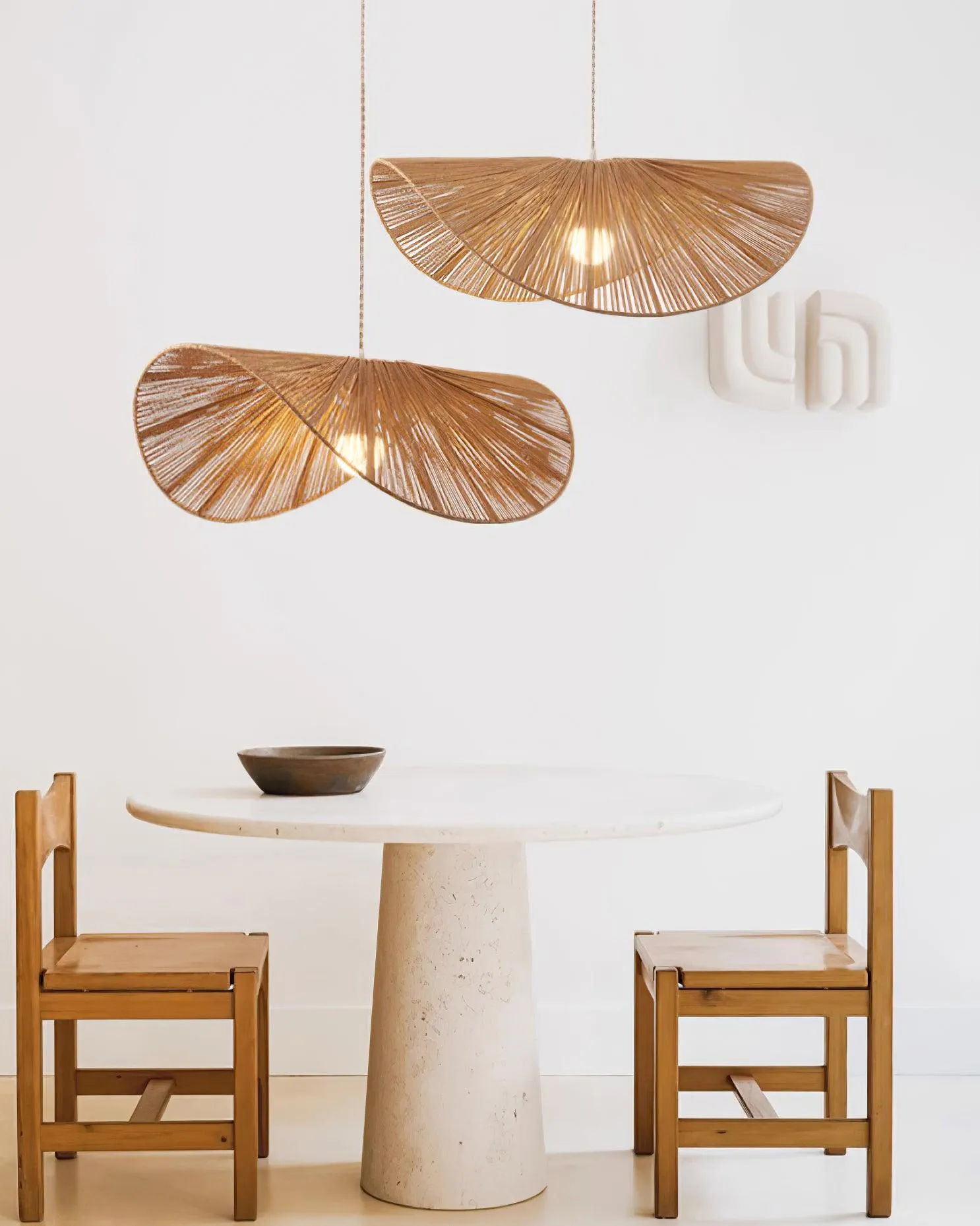 Straw Hat Pendant Light