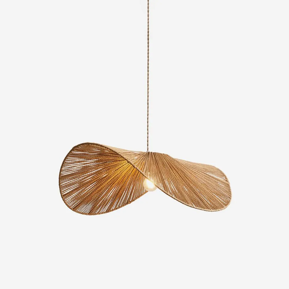 Straw Hat Pendant Light