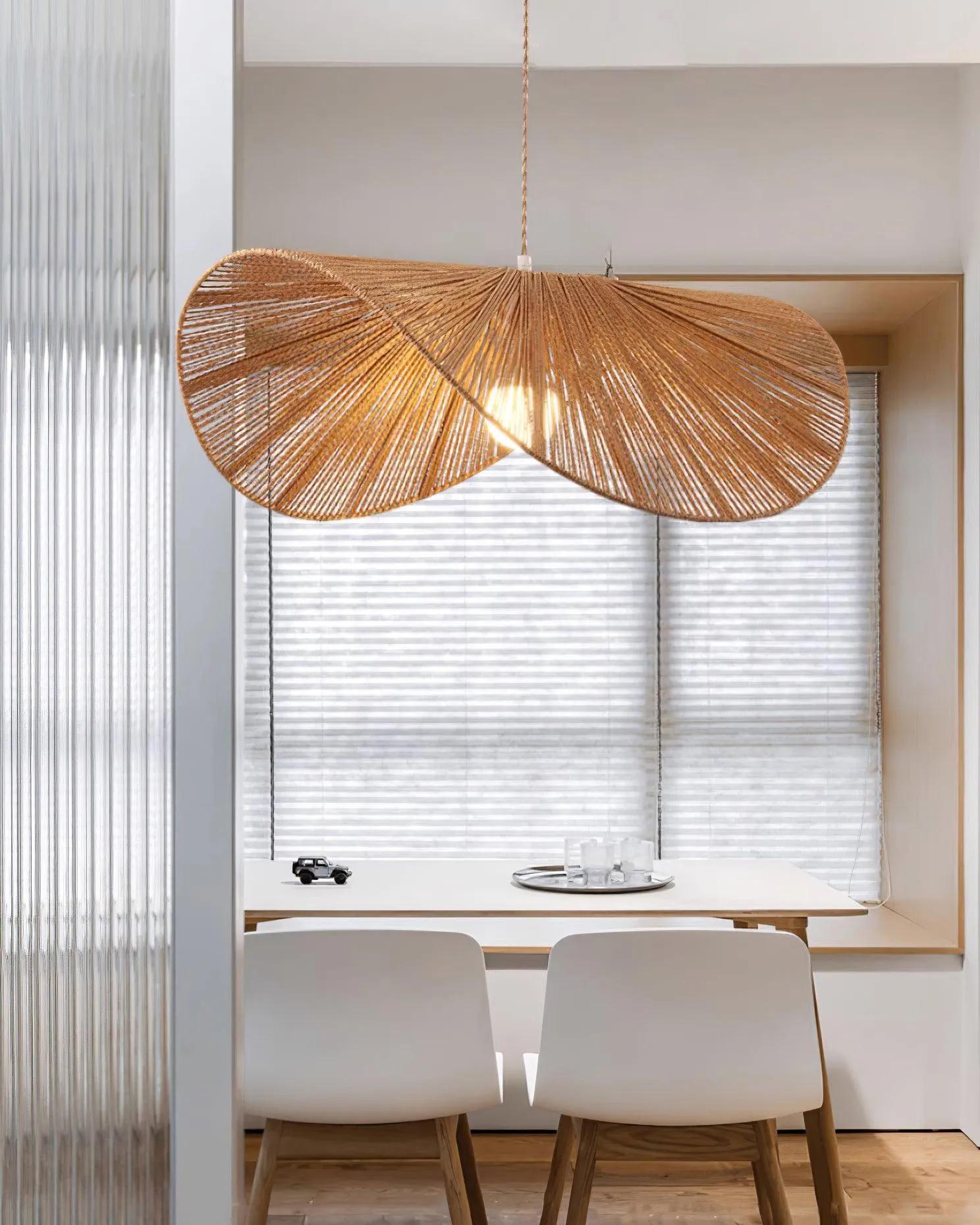 Straw Hat Pendant Light