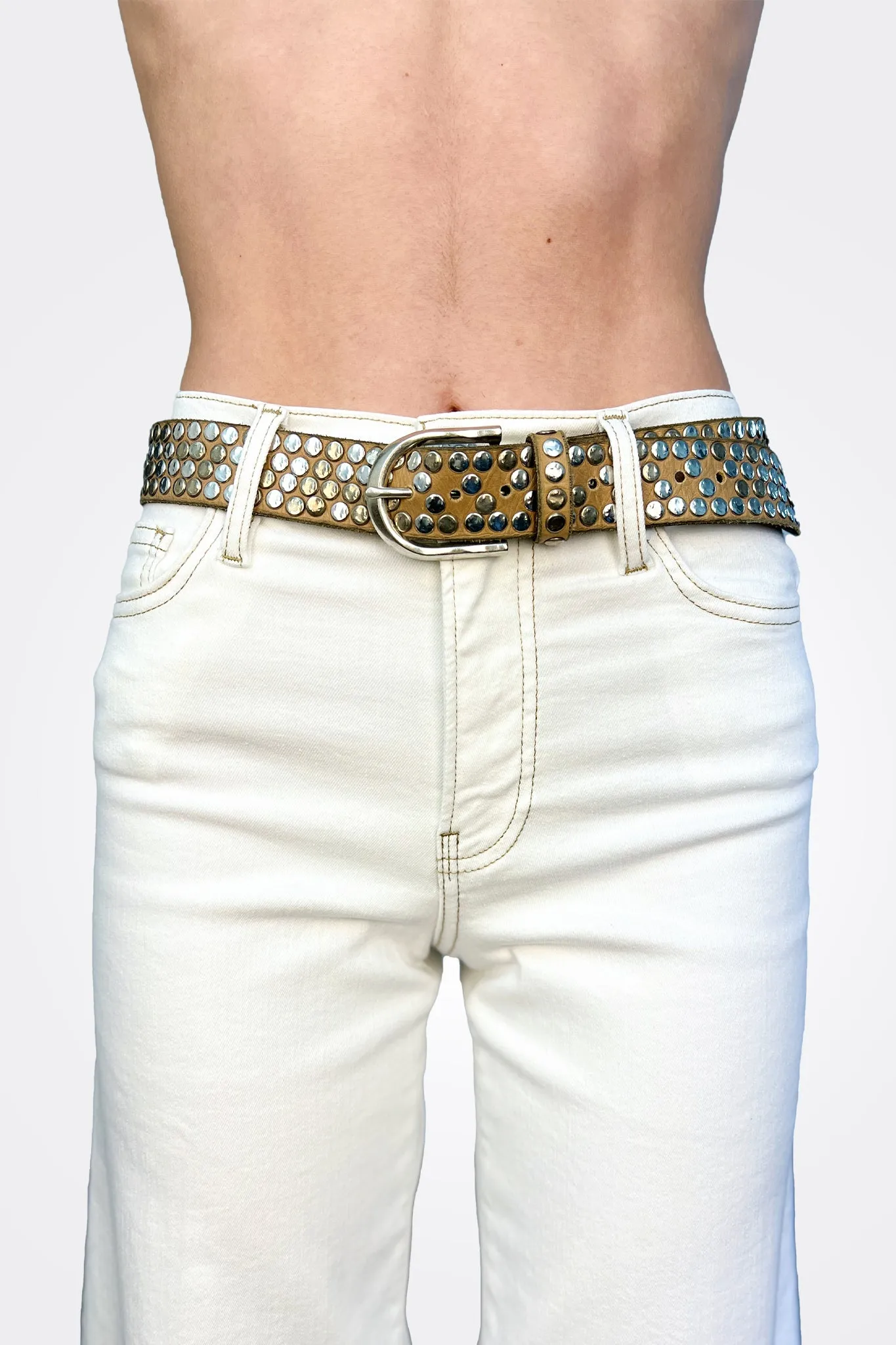 Studded Belt - Vanilla