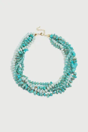 Turquoise Beaded Multi Necklace