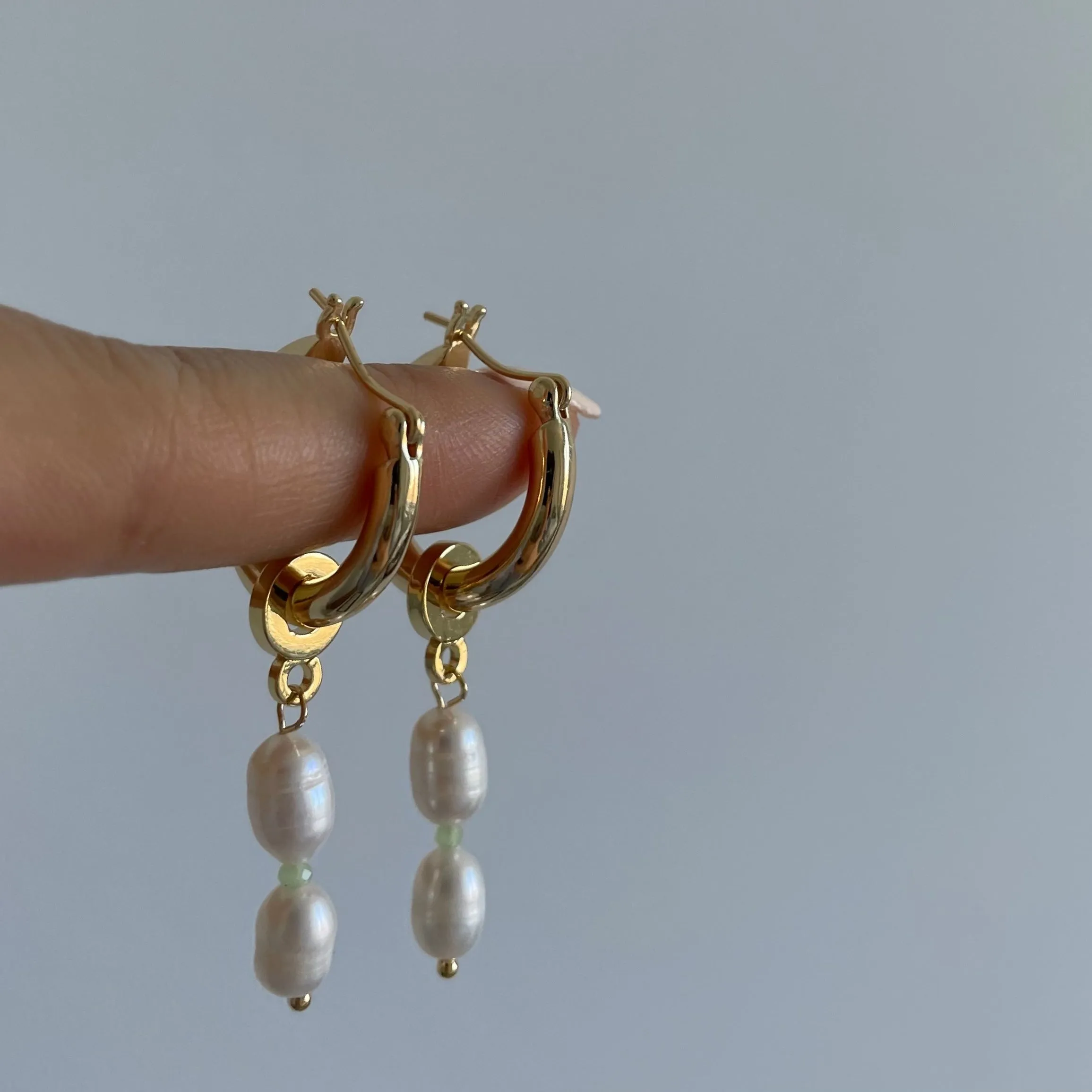 Twins Pearl Earring Charm