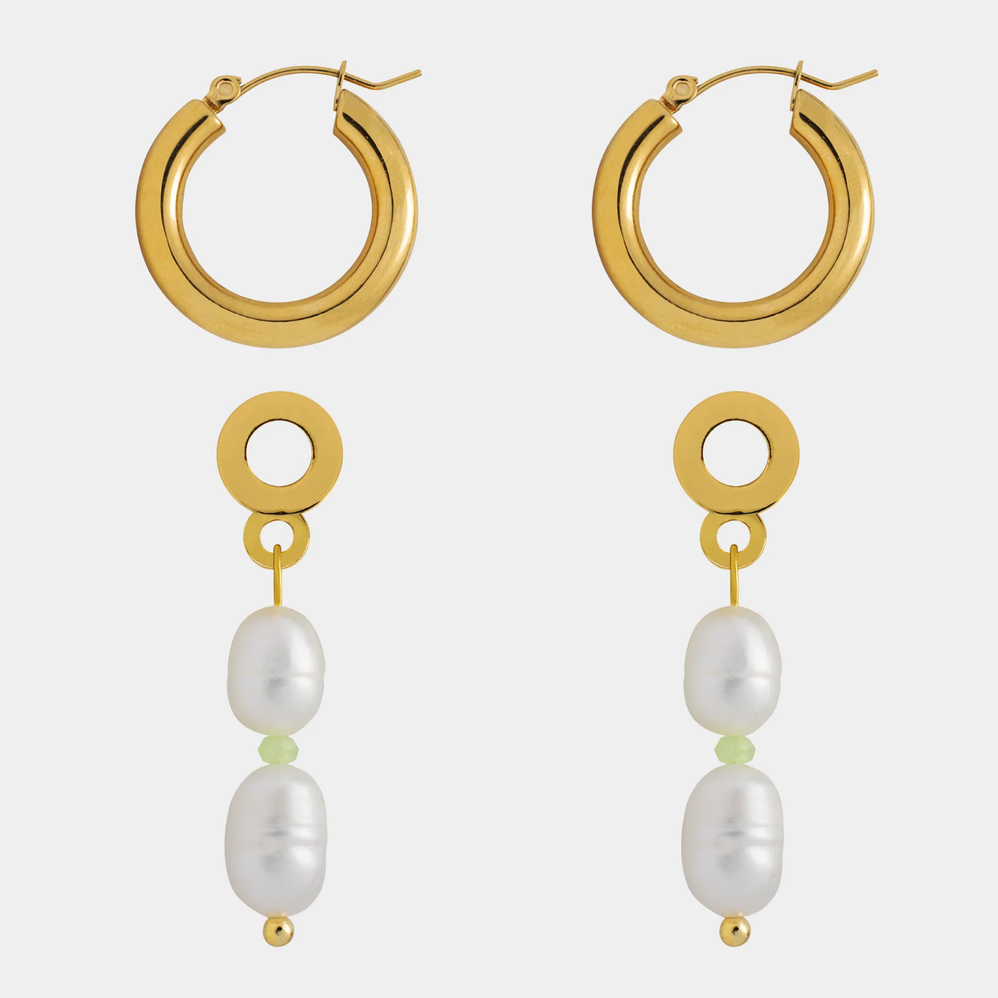 Twins Pearl Earring Charm