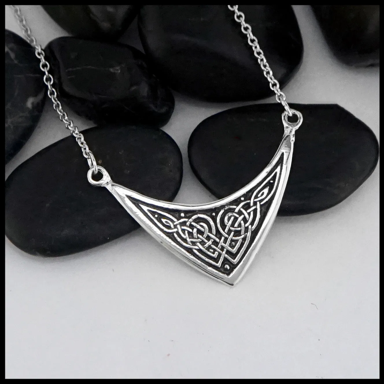 Unique Celtic Bar Pendant