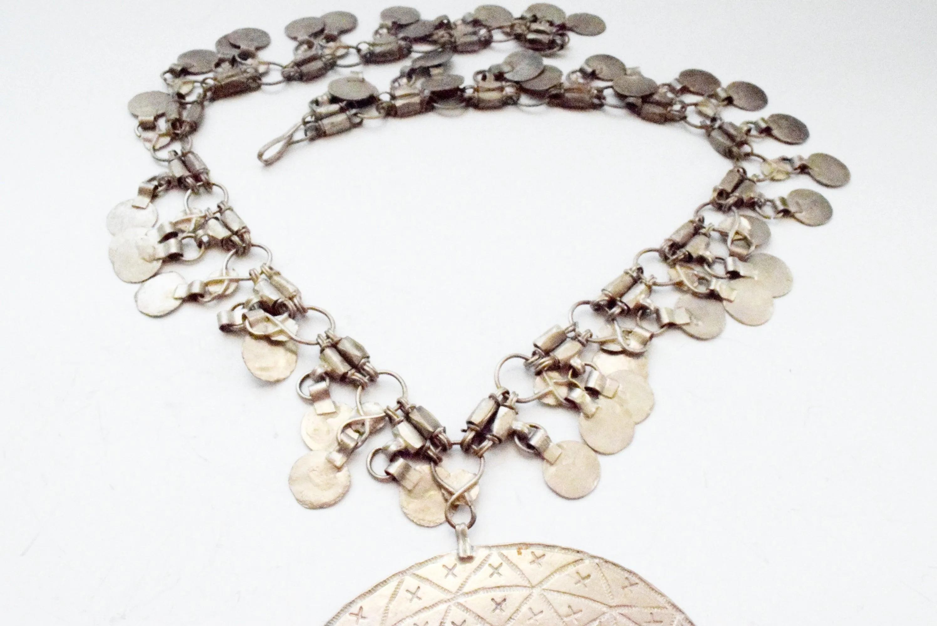 Vintage Silver Egyptian Zar Necklace