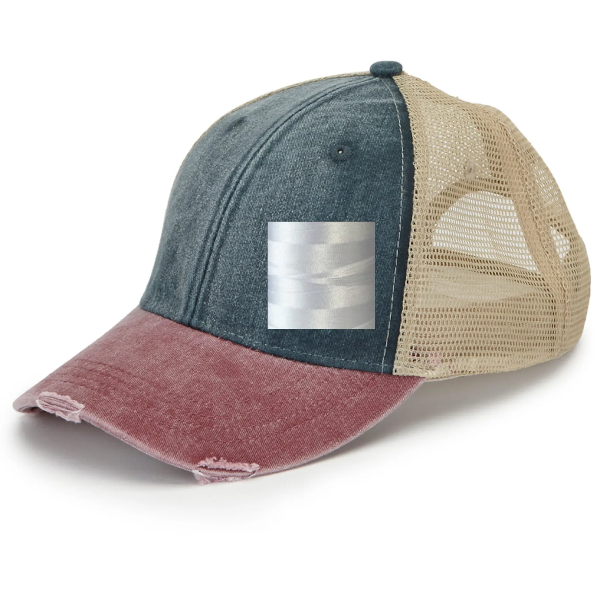 Virginia Hat | Distressed Snapback Trucker | state cap | many color choices