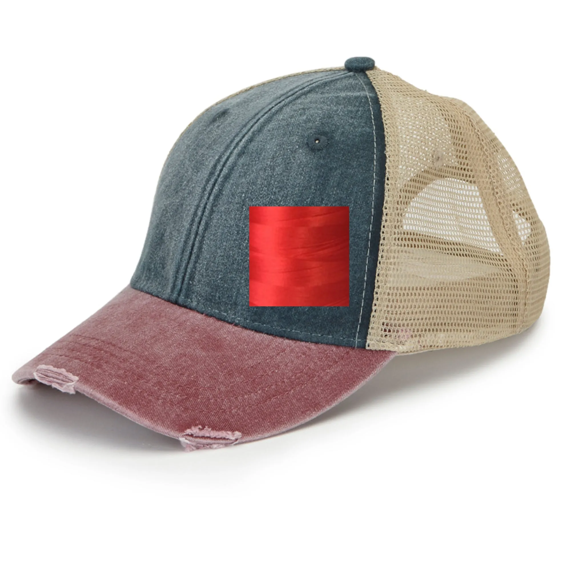 Virginia Hat | Distressed Snapback Trucker | state cap | many color choices