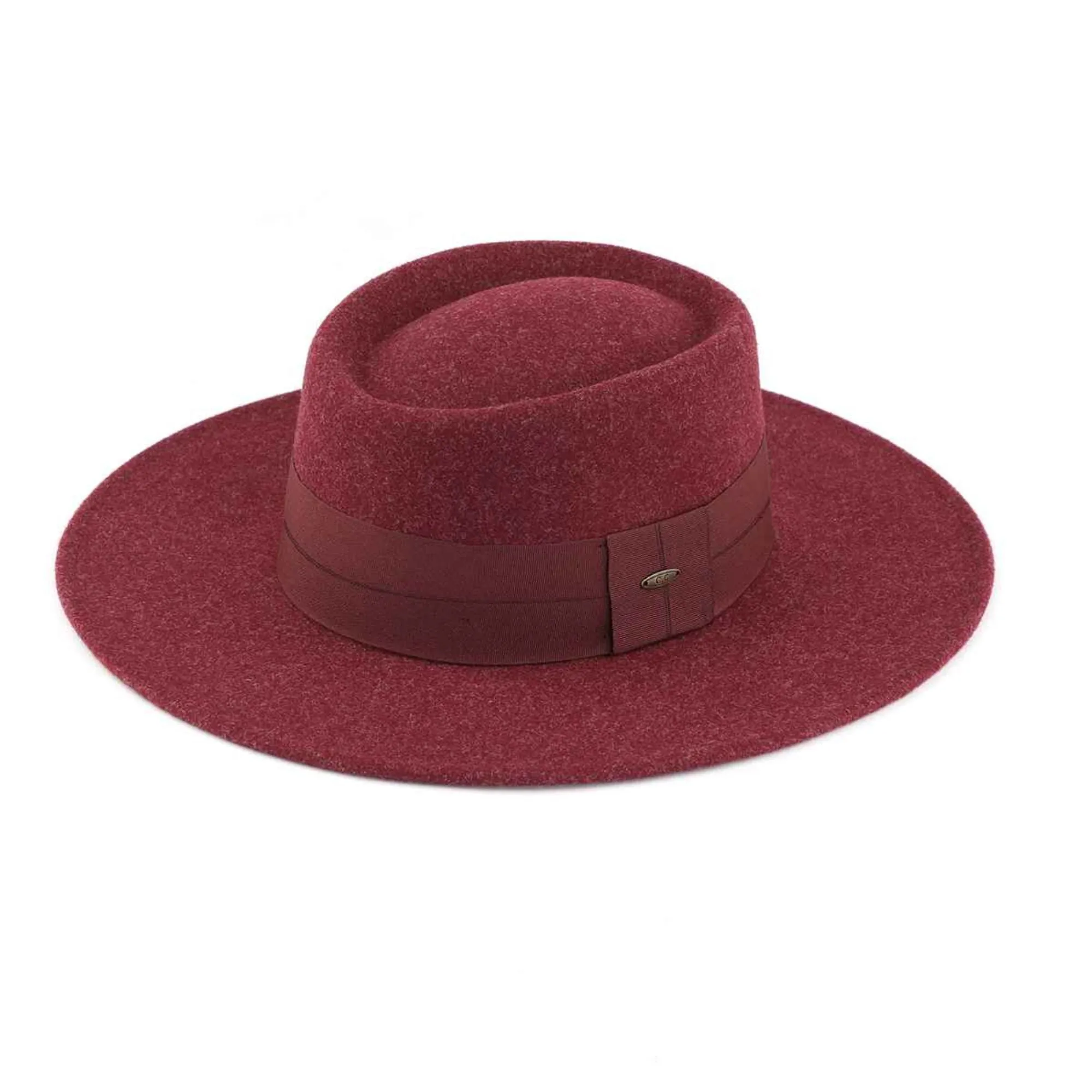 WF9 Stella Felt Panama Hat With Wide Band