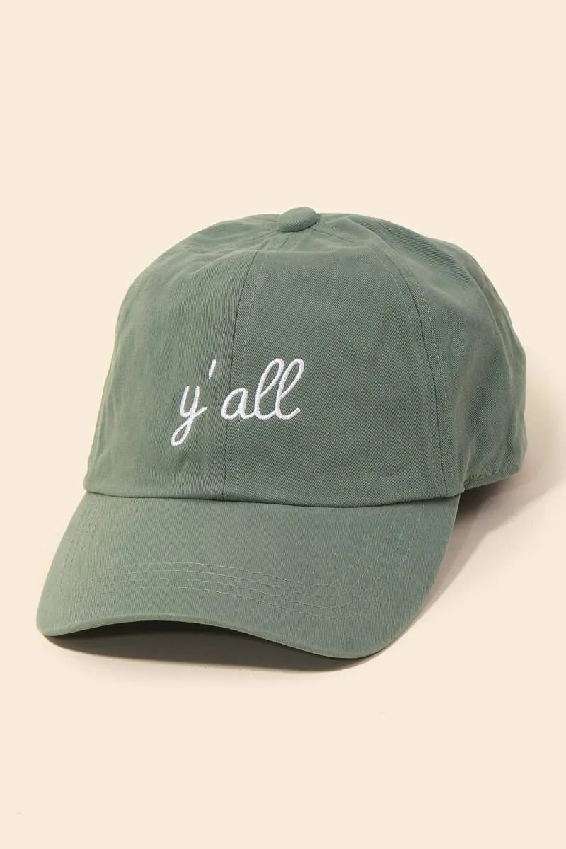 Y'all Baseball Hat